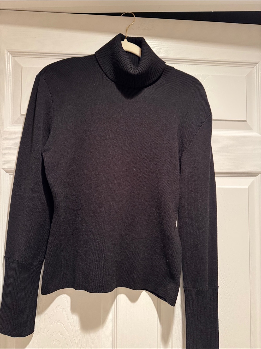 Dana Buchman Black Turtleneck Sweater